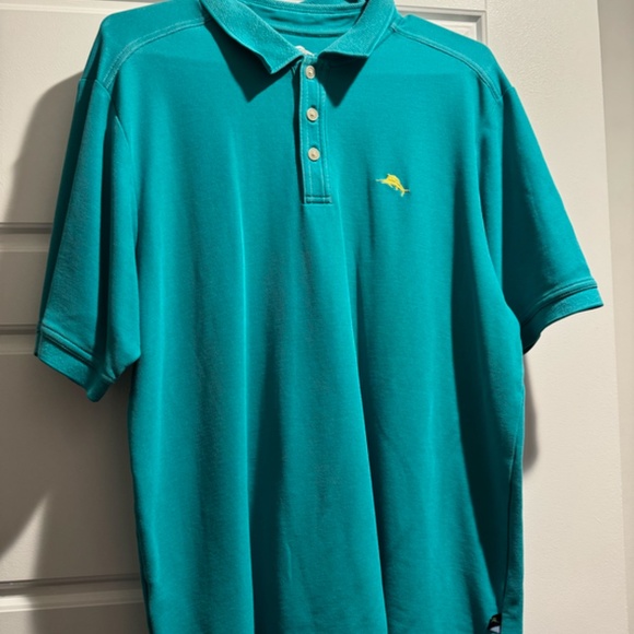 Tommy Bahama Men’s Polo Shirt – Medium – Barely Used - Blue - Picture 2 of 6